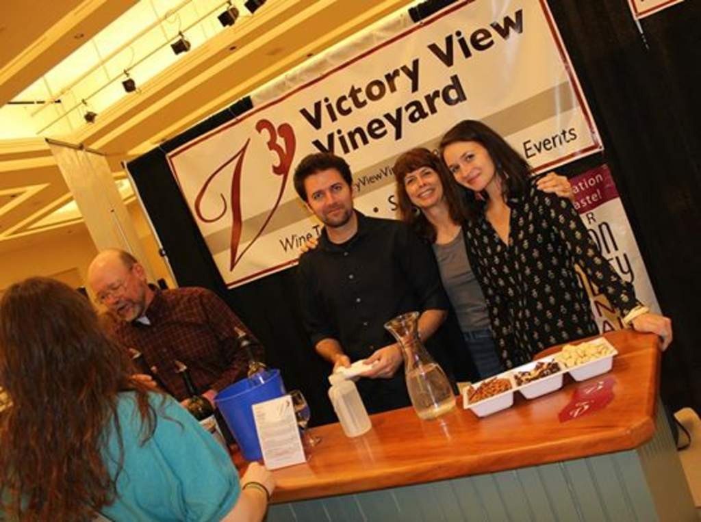 wine tasting family small business Victory View Vineyard