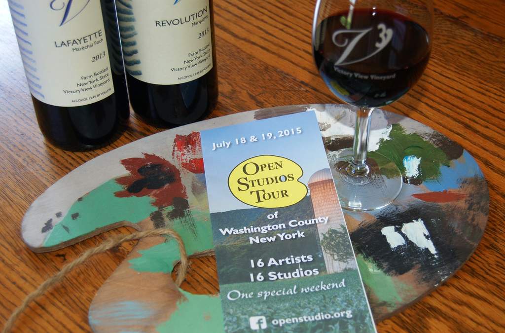 Open Studio Tour weekend special at Victory View Vineyard