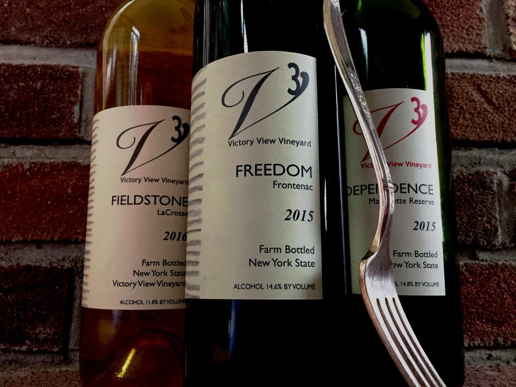 Wine Paired Dinner Victory View Vineyard's wine and local food are paired for a Dinner at Forged Restaurant.