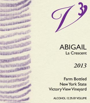 2013 Abigail front label