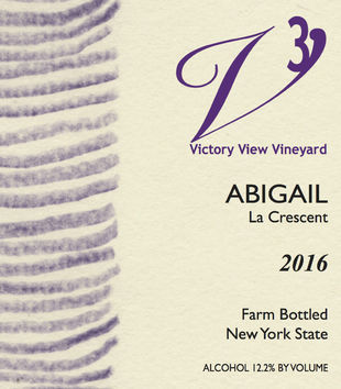 2016 Abigail front label