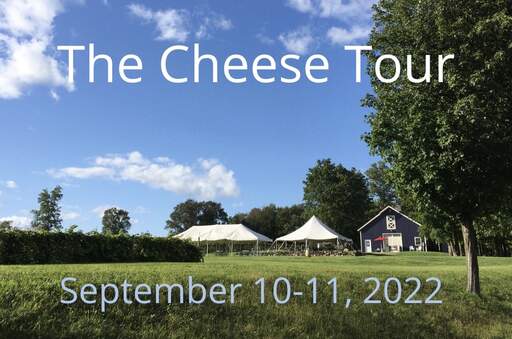 The Cheese Tour is September 10-11, 2022 at Victory View Vineyard.