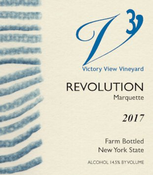 2017 Revolution front label