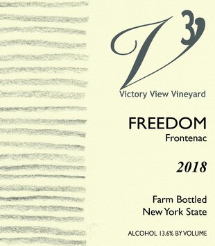 2018 Freedom front label